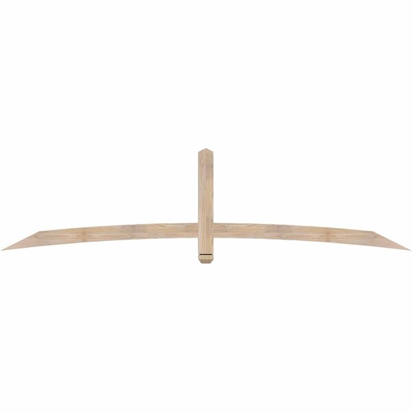 Ekena Millwork Bellingham Smooth Timber Gable Bracket, Douglas Fir, 96"W x 24"H x 1 1/2"D x 3 1/2"F, 6/12 Pitch GBW096X24X0204BEL00SDF - main